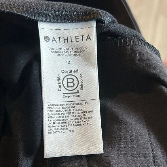 Athleta Women's Midnight Black Skinny Pants - Picture 12 of 12